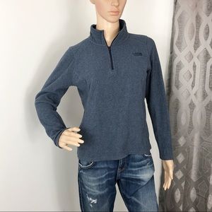 North face fleece 1/4 zip pullover